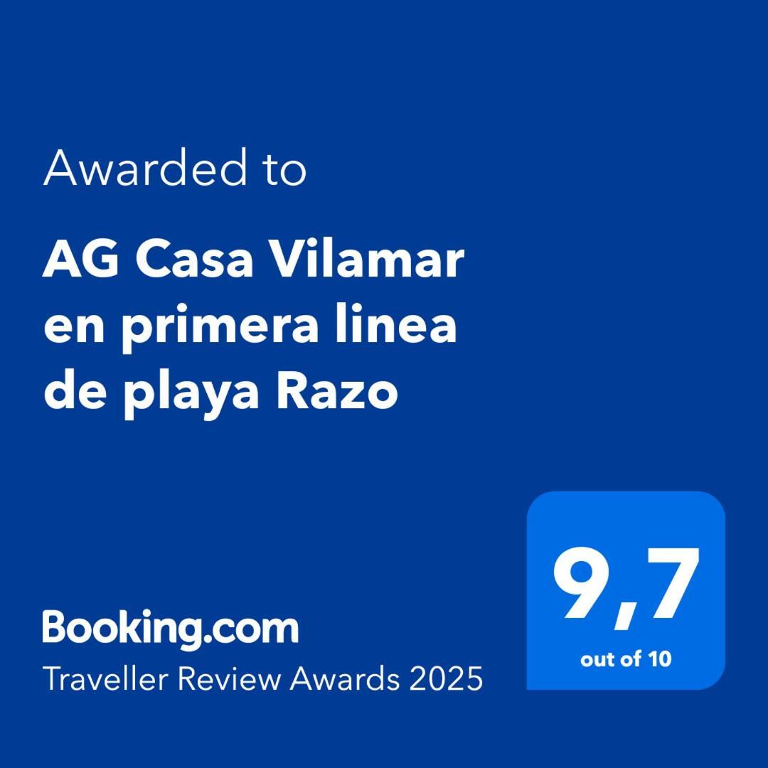 Ag Casa Vilamar En Primera Linea De Playa Razo Razo da Costa エクステリア 写真